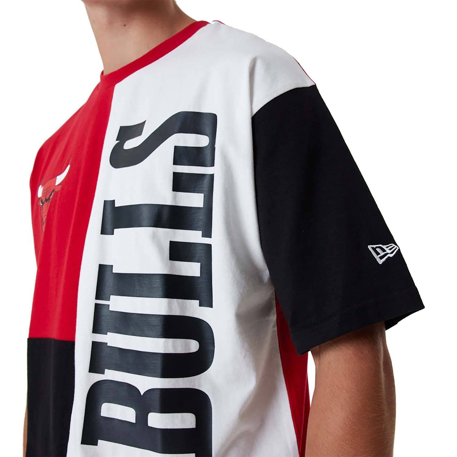 New Era T-Shirt T-Shirt New Era NBA Cut and Sew Chicago Bulls