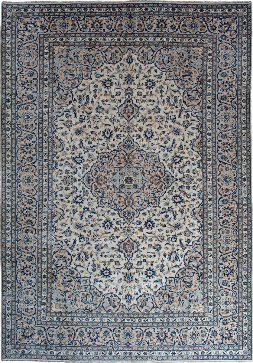 Orientteppich Keshan 246x355 Handgeknüpfter Orientteppich / Perserteppich, Nain Trading, rechteckig, Höhe: 12 mm