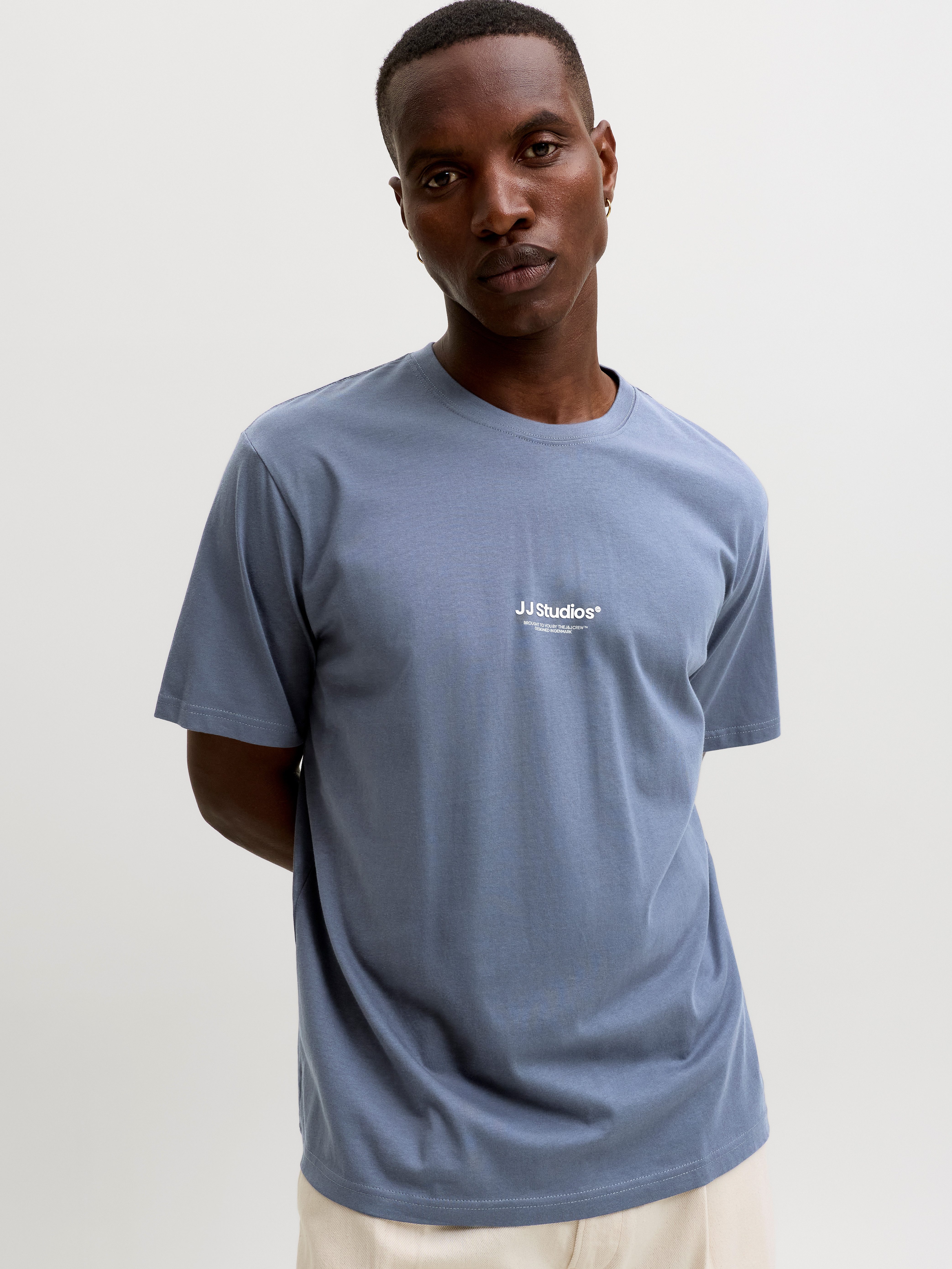 Jack & Jones T-Shirt JJESOHO TEE SS CREW NECK NOOS Baumwolle, relaxed fit