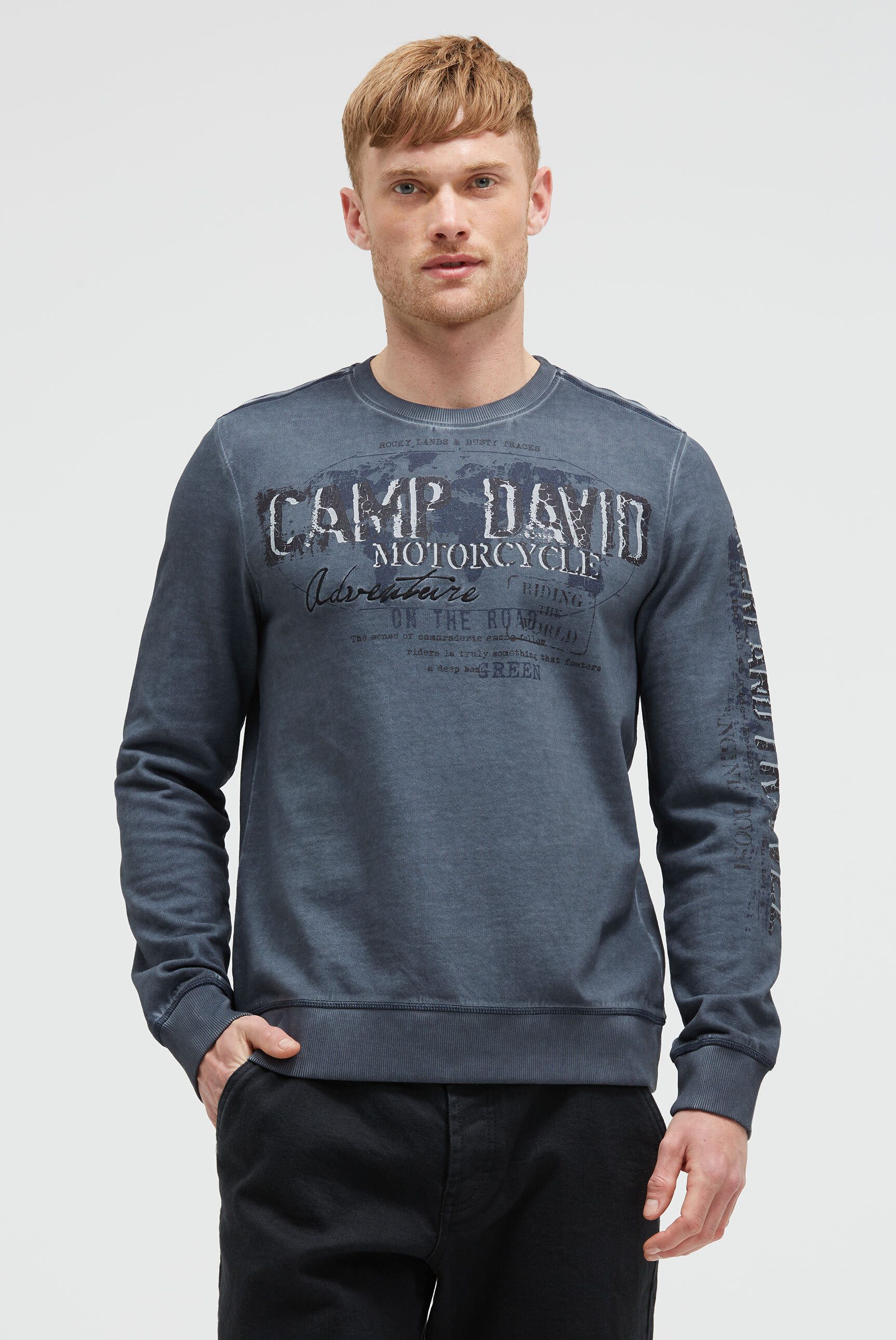 CAMP DAVID Sweater aus Baumwolle günstig online kaufen