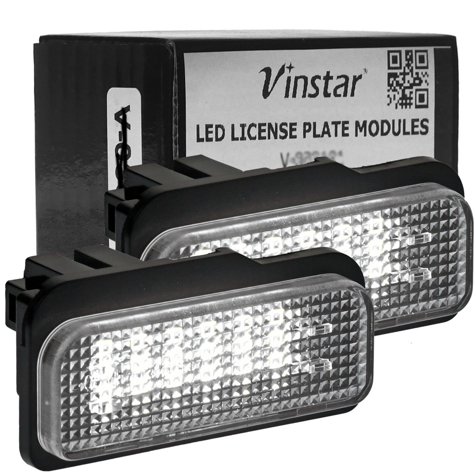Vinstar KFZ-Ersatzleuchte LED Kennzeichenbeleuchtung E-geprüft für Mercedes Benz, Mercedes Benz W211 W203 W212 W219 R171 SLK