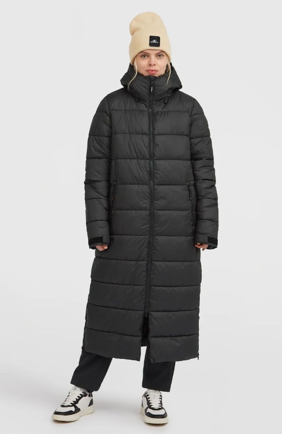 O'Neill Winterjacke O'NEILL Must-Have Long Puffer Steppmantel Schwarz