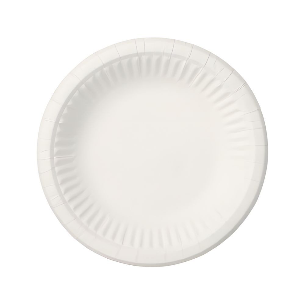 PAPSTAR Einwegschale Schalen, Pappe pure rund Ø 19 cm, 3 cm weiss 600 Stk, Pappe aus Frischfaser