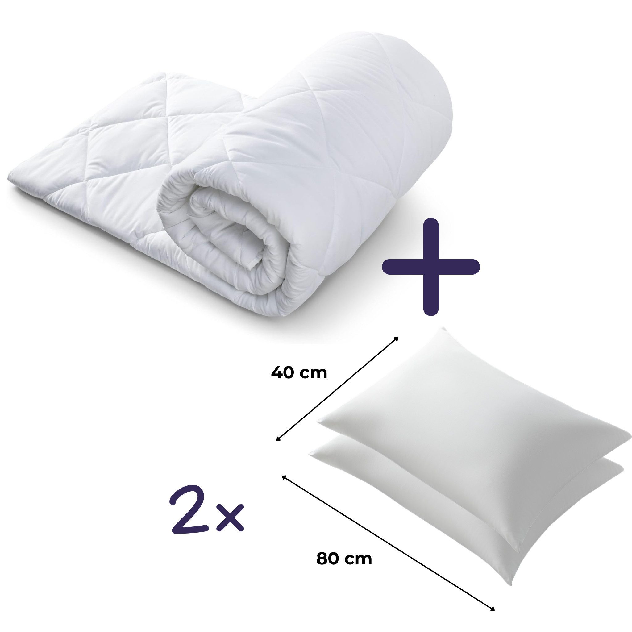 Moln Microfaserbettdecke Bettdecke Ganzjahresdecke, 300 gsm Warme Bettdecke, Füllung: 100 % Mikrofaser-Füllung, Antibakterielle Decke und Waschmaschinengeeignet