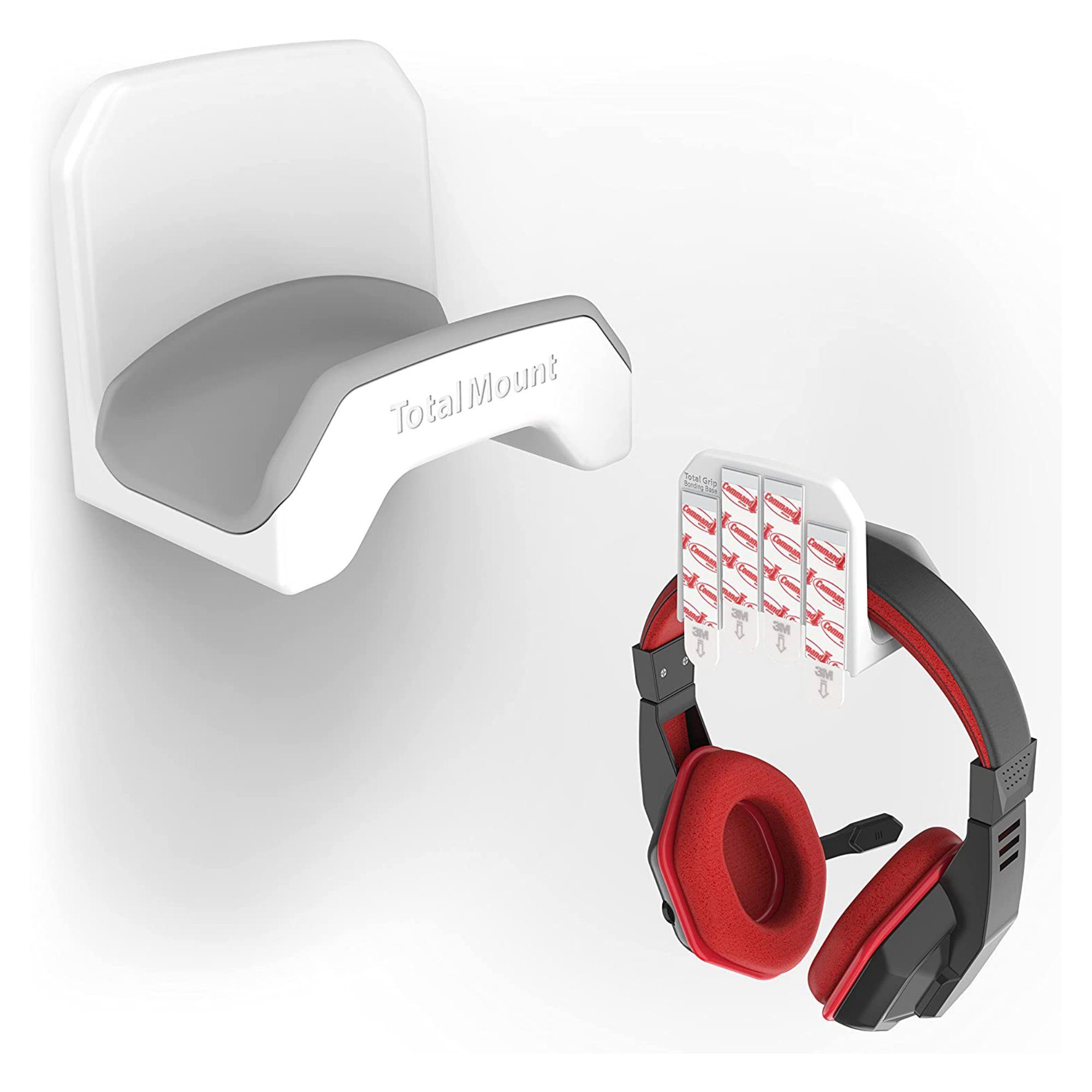 Innovelis TotalMount Gaming Kopfhörer Halterung, Weiß Headset-Halterung, (Gaming-Headsets, Kopfhörer, Kabel, Springseile etc)