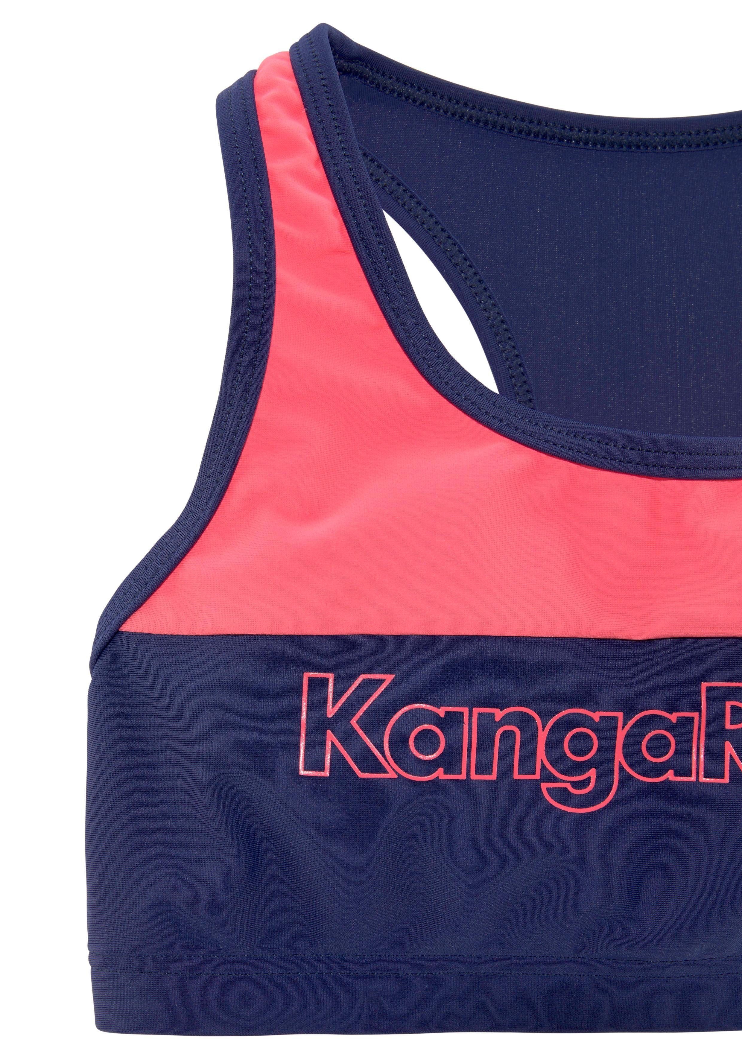 KangaROOS Bustier-Bikini Energy Kids (1-St) im Colourblocking-Design