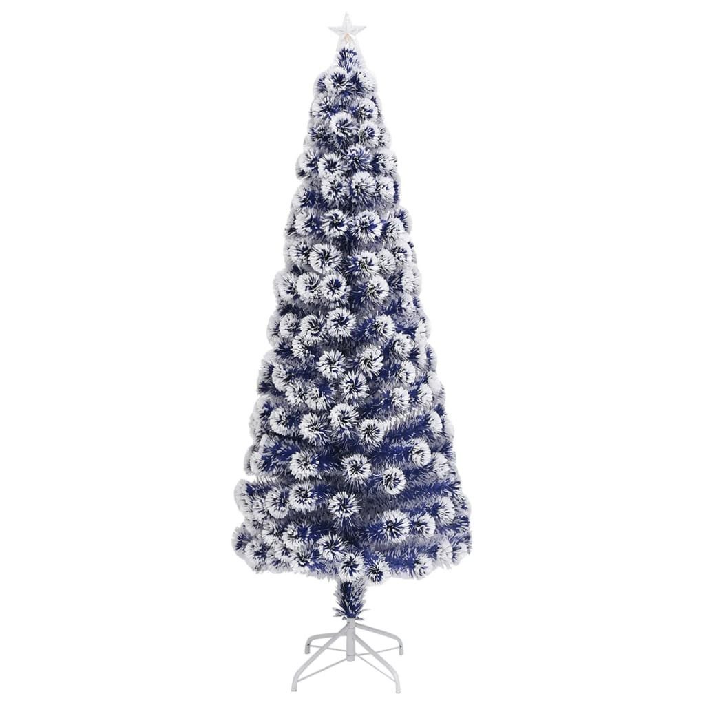 vidaXL Künstlicher Weihnachtsbaum Künstlicher Weihnachtsbaum mit Beleuchtung 240 cm Glasfaser