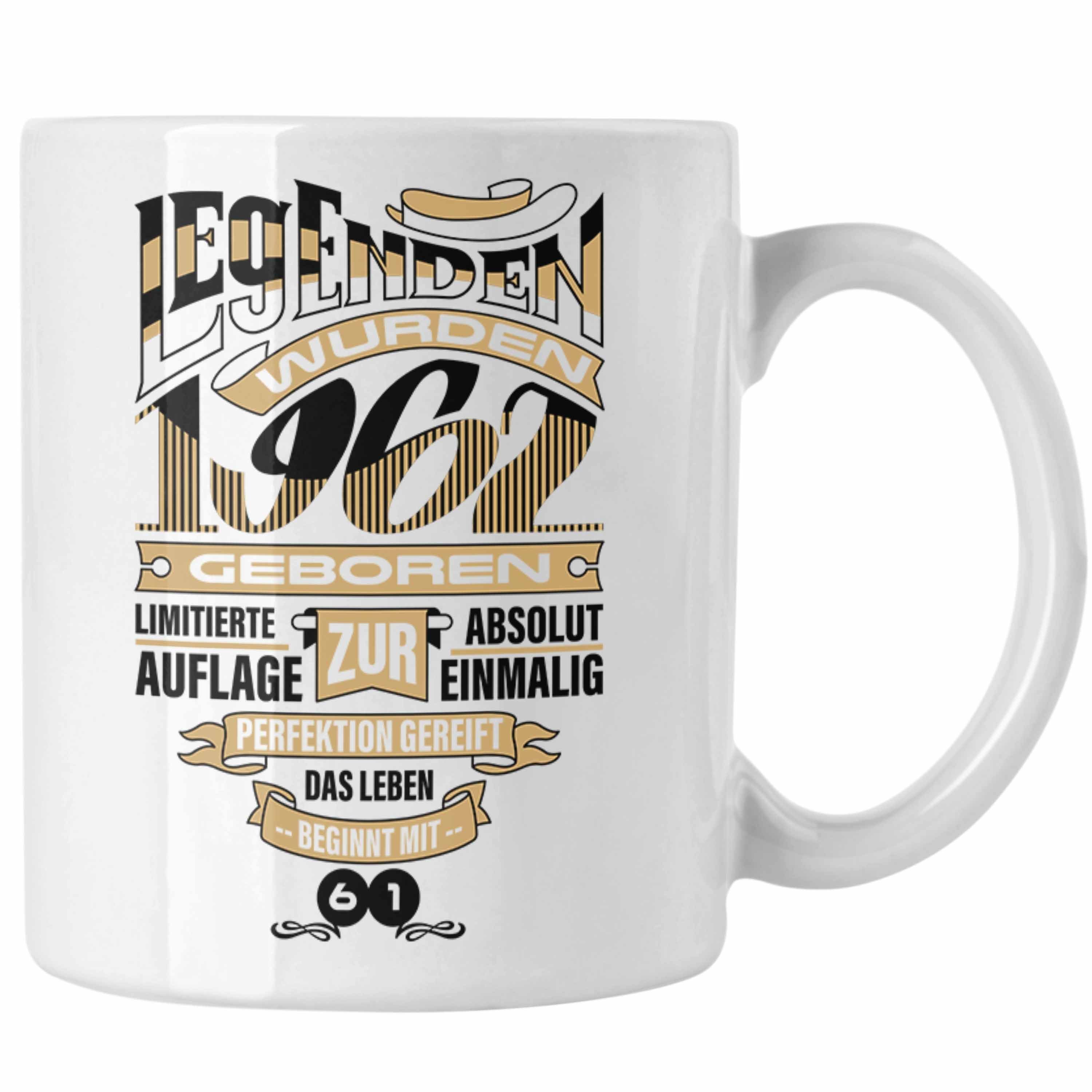 Mutter Weiss TRENDATION Trendation Geschenkidee Geburtstag 60er Tasse Geschenk Vater Tasse 60 Mann Frau 60.