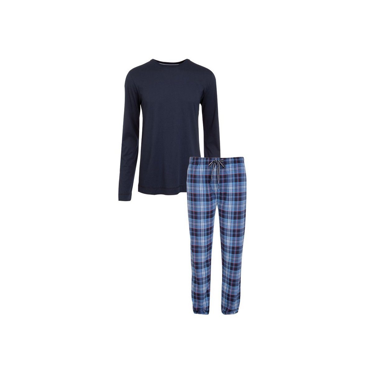 (1 marineblau tlg) Pyjama Jockey