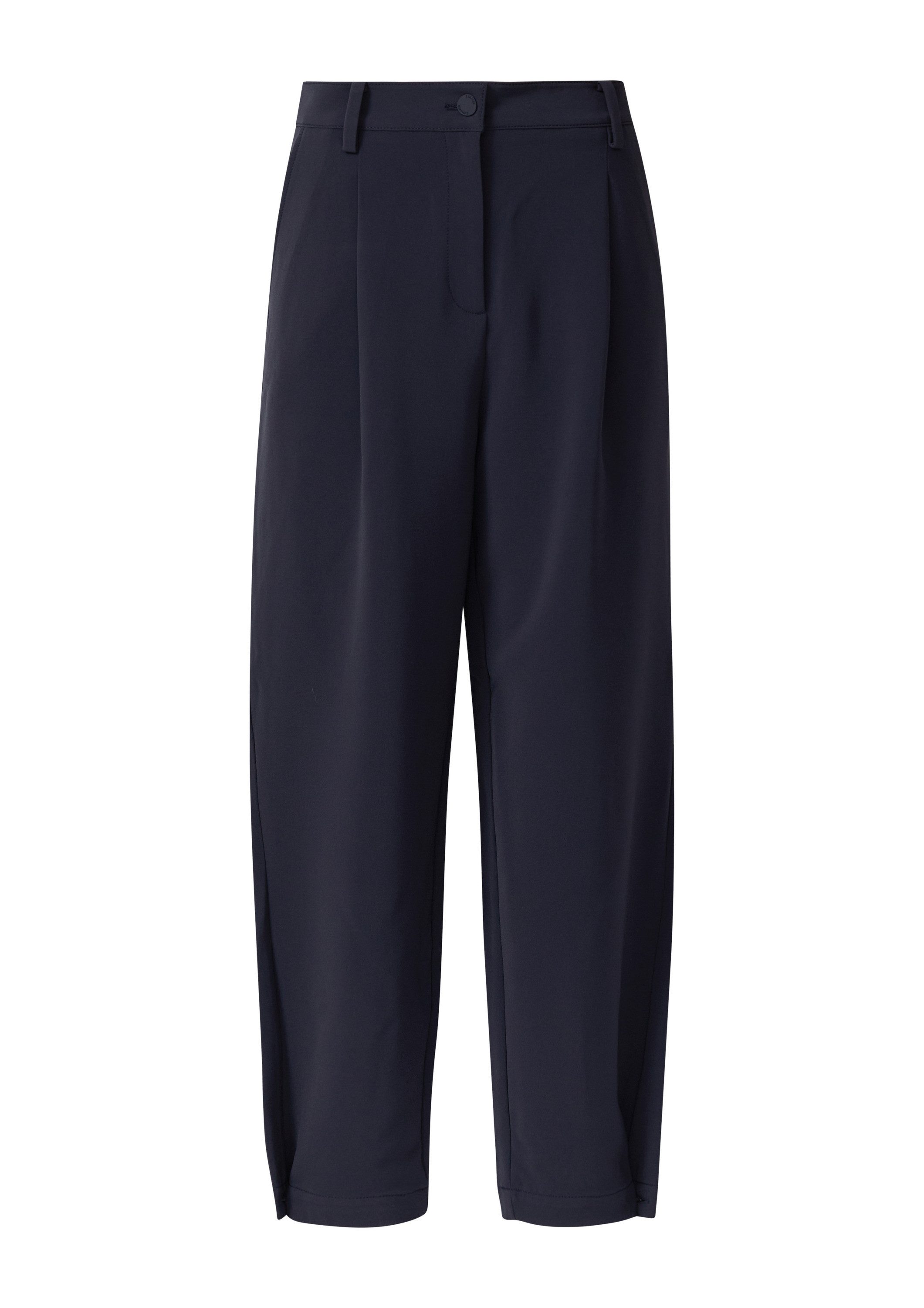 s.Oliver 7/8-Hose Hose Cropped Hose mit Barrel Leg und Saum-Detail günstig online kaufen
