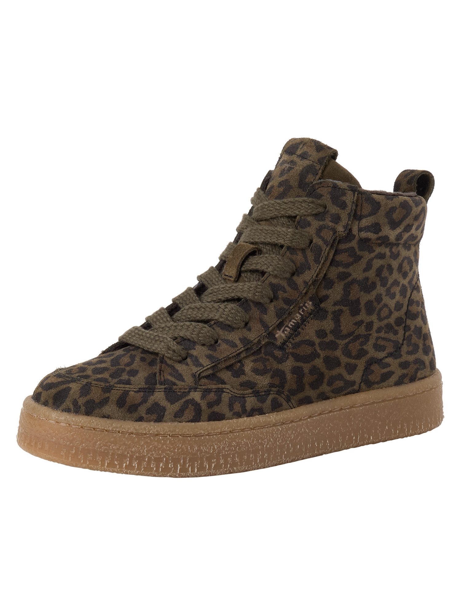 COMFORT-Lining, Removable Sock aus Leder Stiefelette