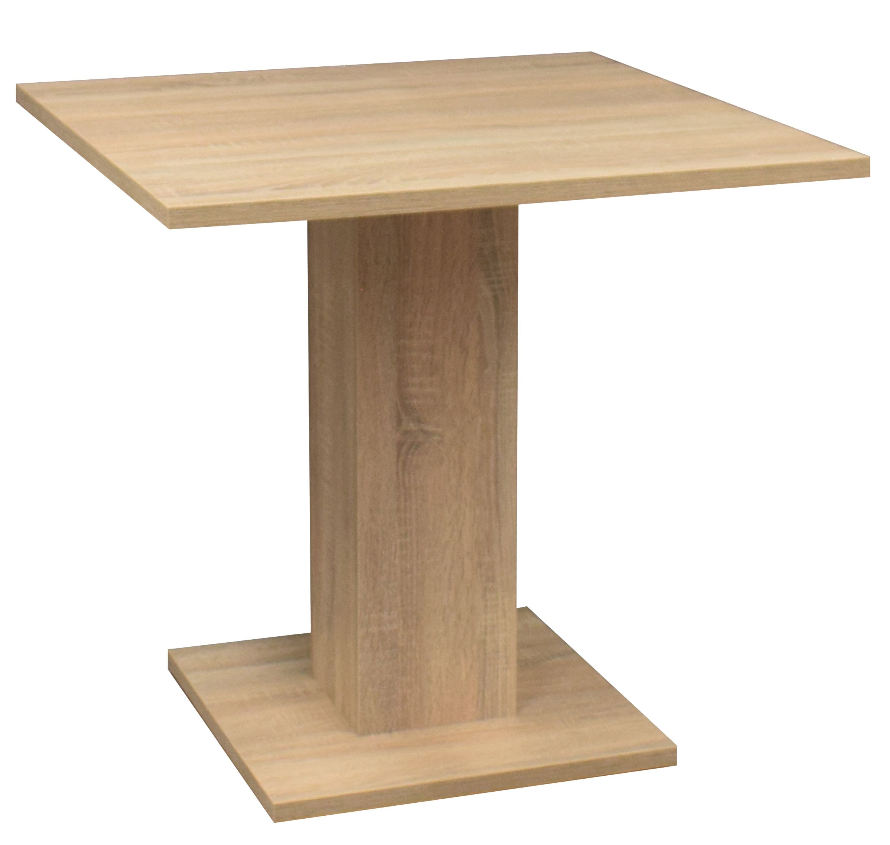 FURNARO Esstisch, in eiche sägerau B/H/T: 80x76x80 cm