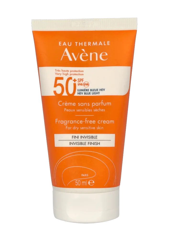 Avene Sonnenschutzcreme High Protection Unscented Cream, Packung, 1-tlg., Sonnenschutzcreme, 50 ml Sonnenschutzcreme