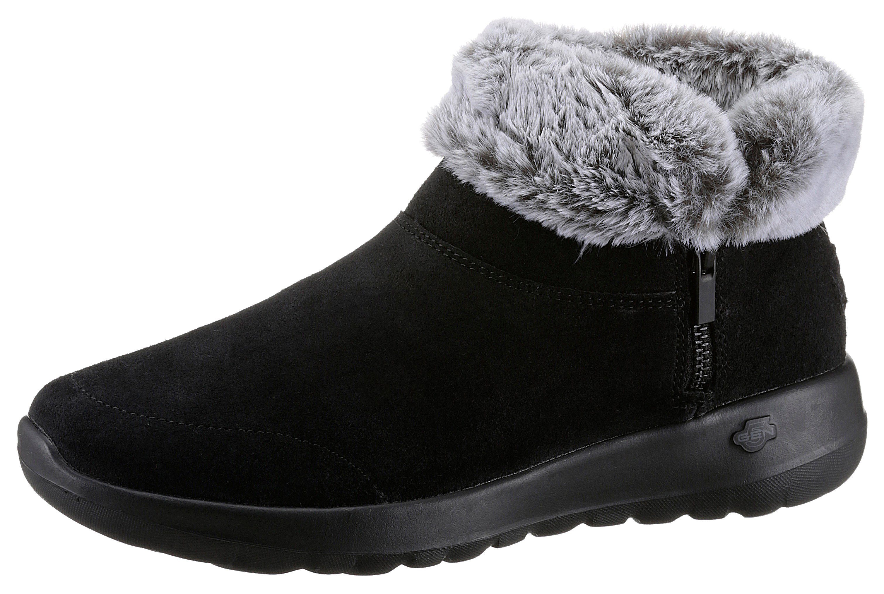 mit schwarz-grau - Scotchgard-Imprägnierung 3M Skechers SAVVY ON-THE-GO JOY Winterboots