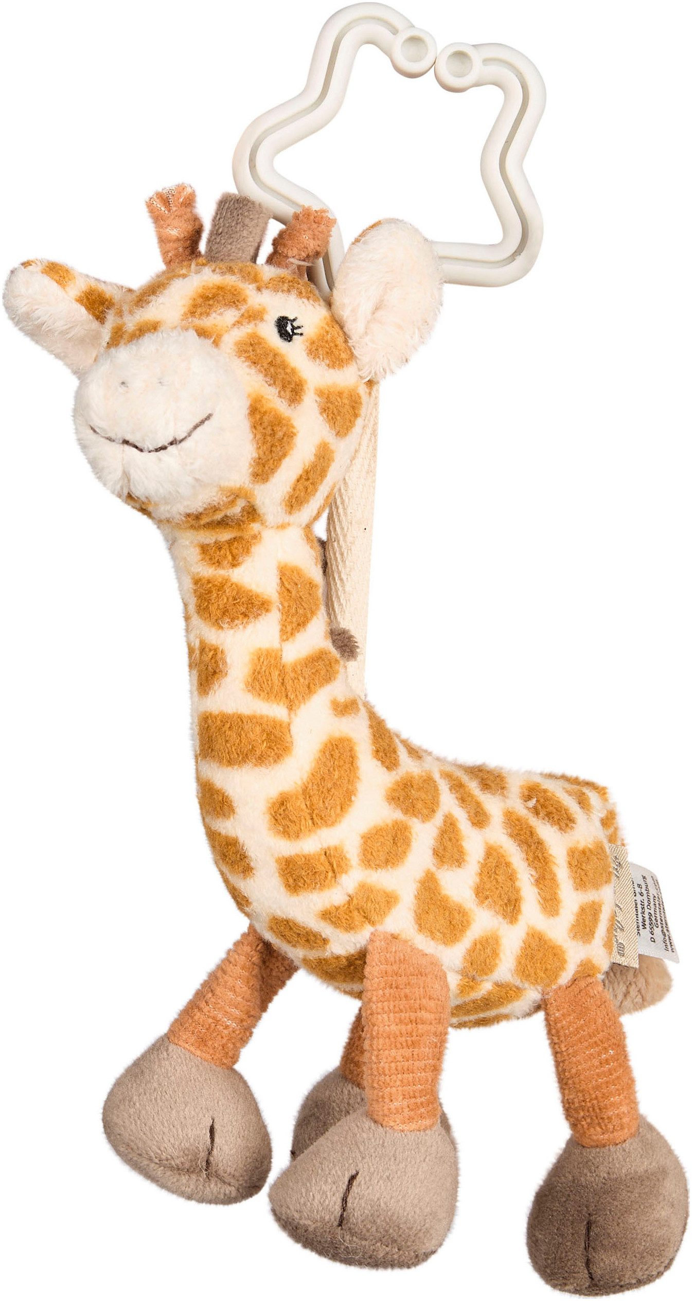 Greifspielzeug Spielzeuganhänger Giraffe Kaya