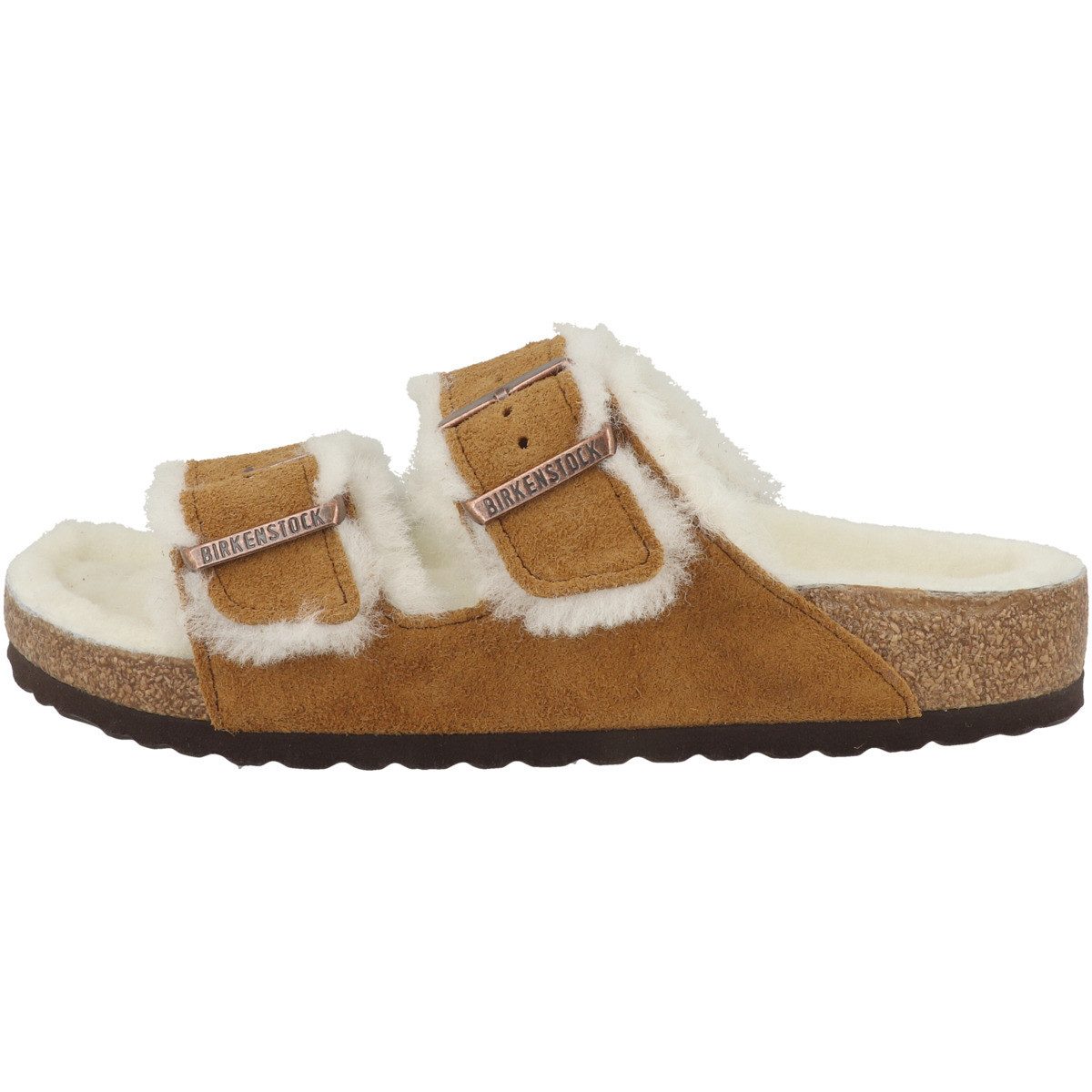 Birkenstock Arizona Lammfell Veloursleder normal Sandale Sandaletten, Sommerschuhe, Badeschuhe, Riemchen, Schlappen
