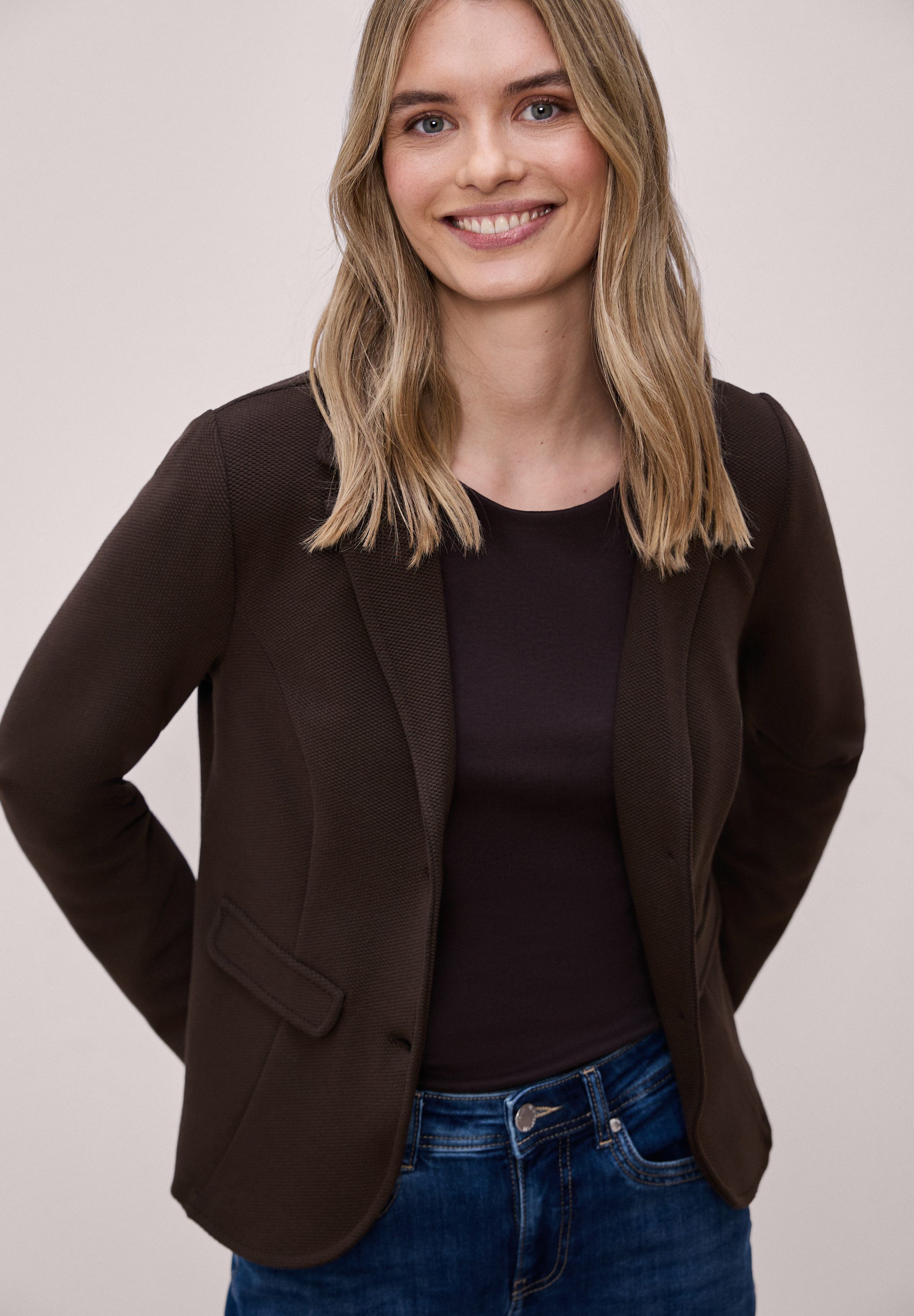 STREET ONE Kurzblazer mit Reverskragen