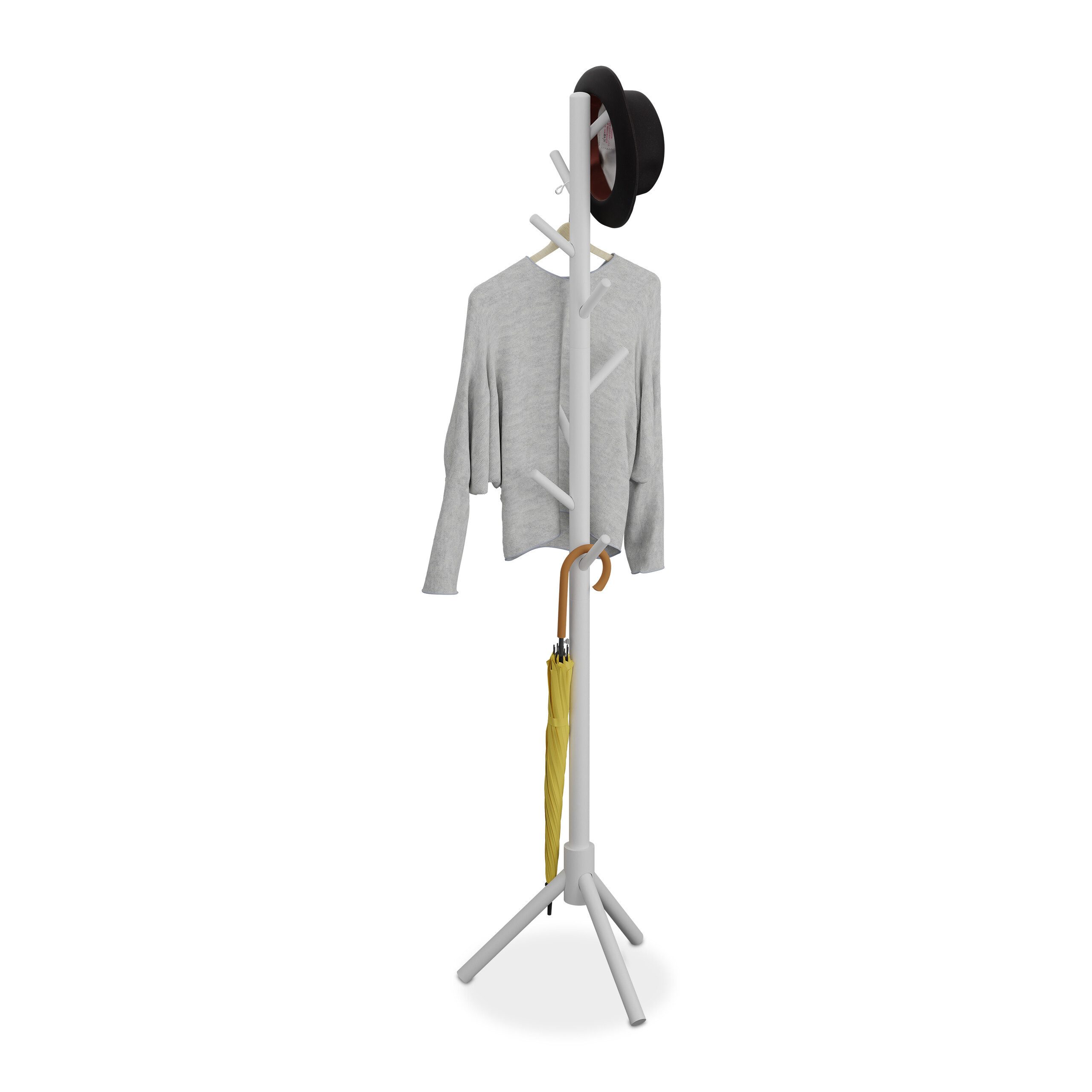 relaxdays Garderobenständer Buchenholz, (1 St., 1), günstig online kaufen
