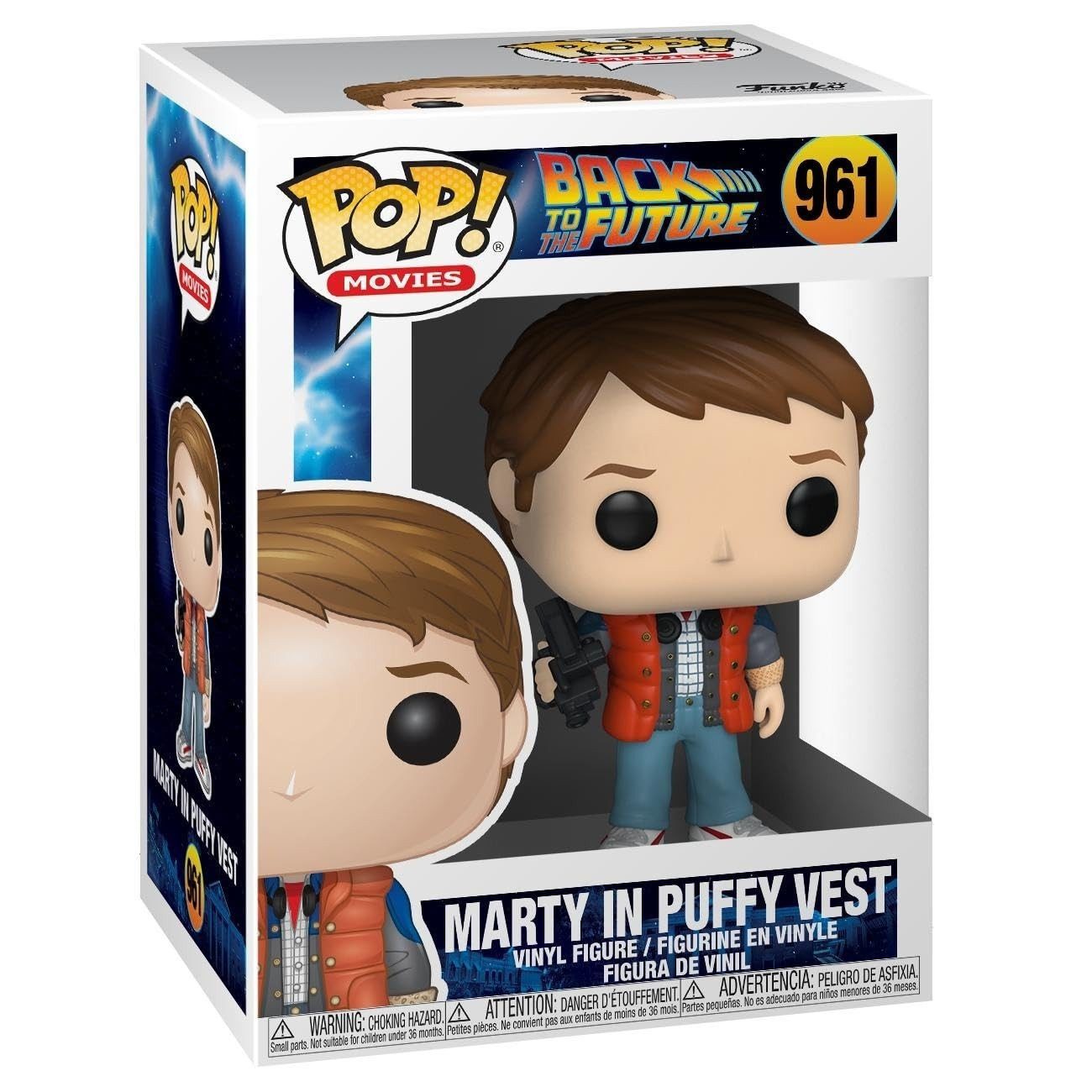 Funko Sammelfigur Zurück in die Zukunft Marty McFly 961 Pop! (1 St), Sammelfigur in der Funko-Fensterbox