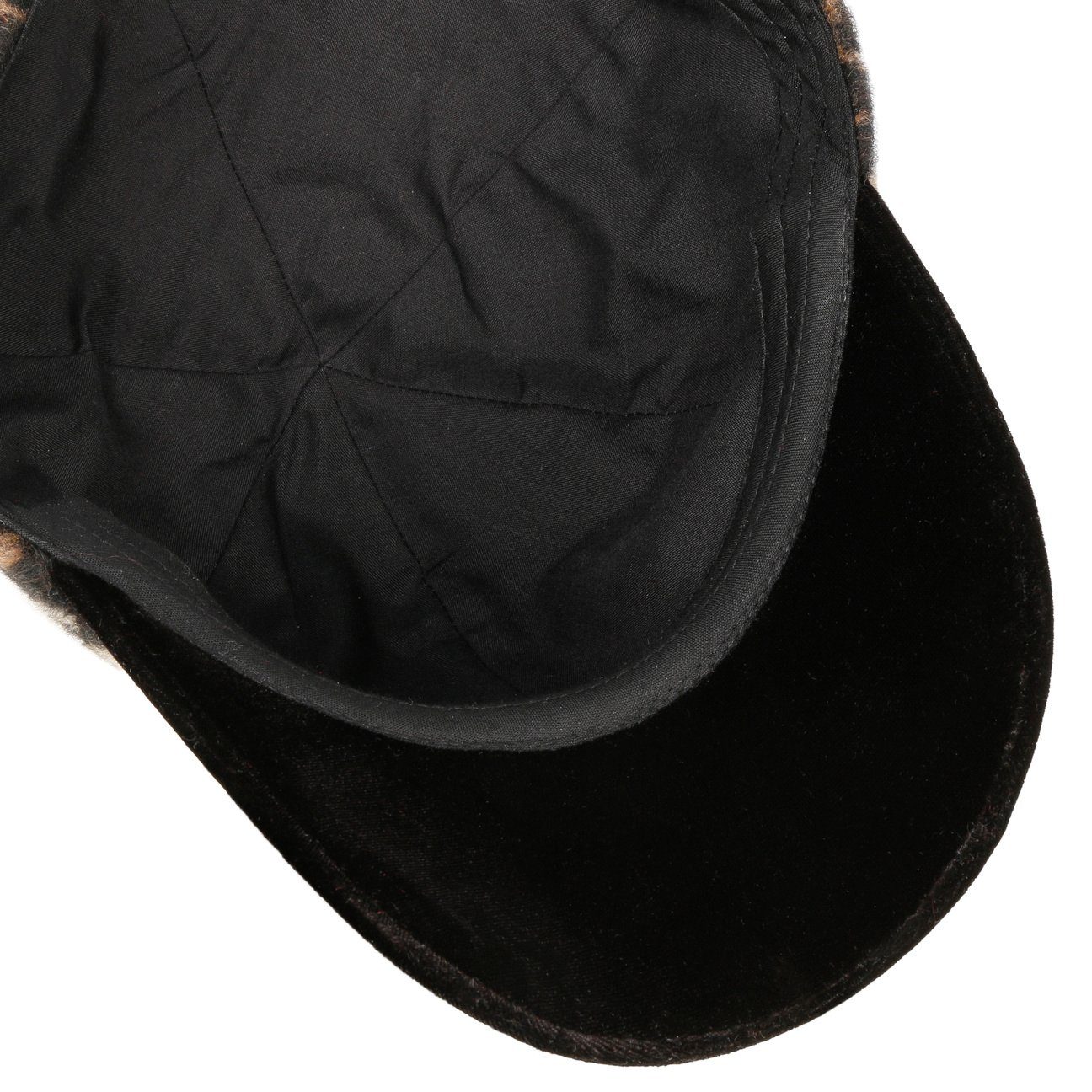 Seeberger Baseball Cap (1-St) Basecap geschlossen Hinten 9510 camel/black
