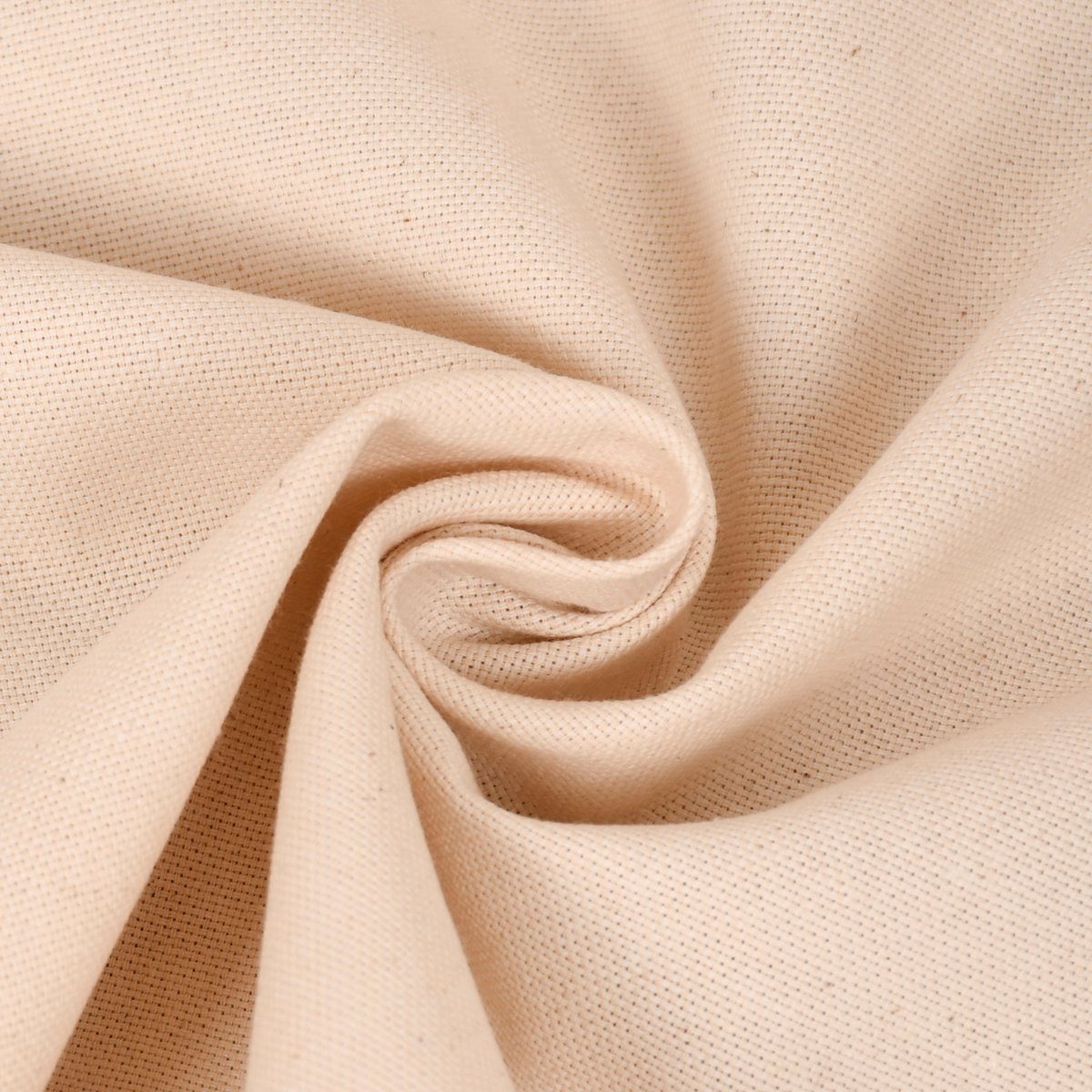 SCHÖNER LEBEN. Tischläufer Leinenlook uni creme 40x160cm, made in Germany,handmade – Bild 4 von 5