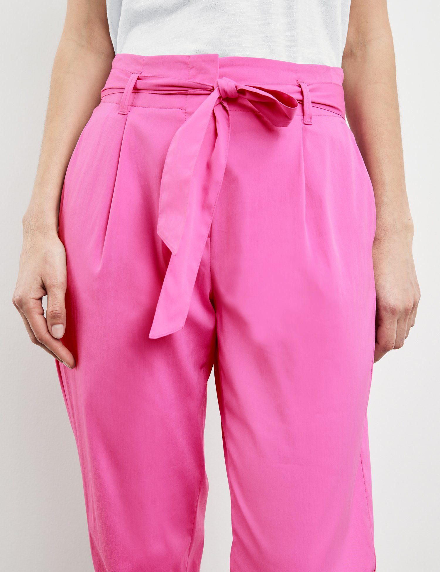 GERRY WEBER 5-Pocket-Hose 7/8 Hose mit Bindegürtel