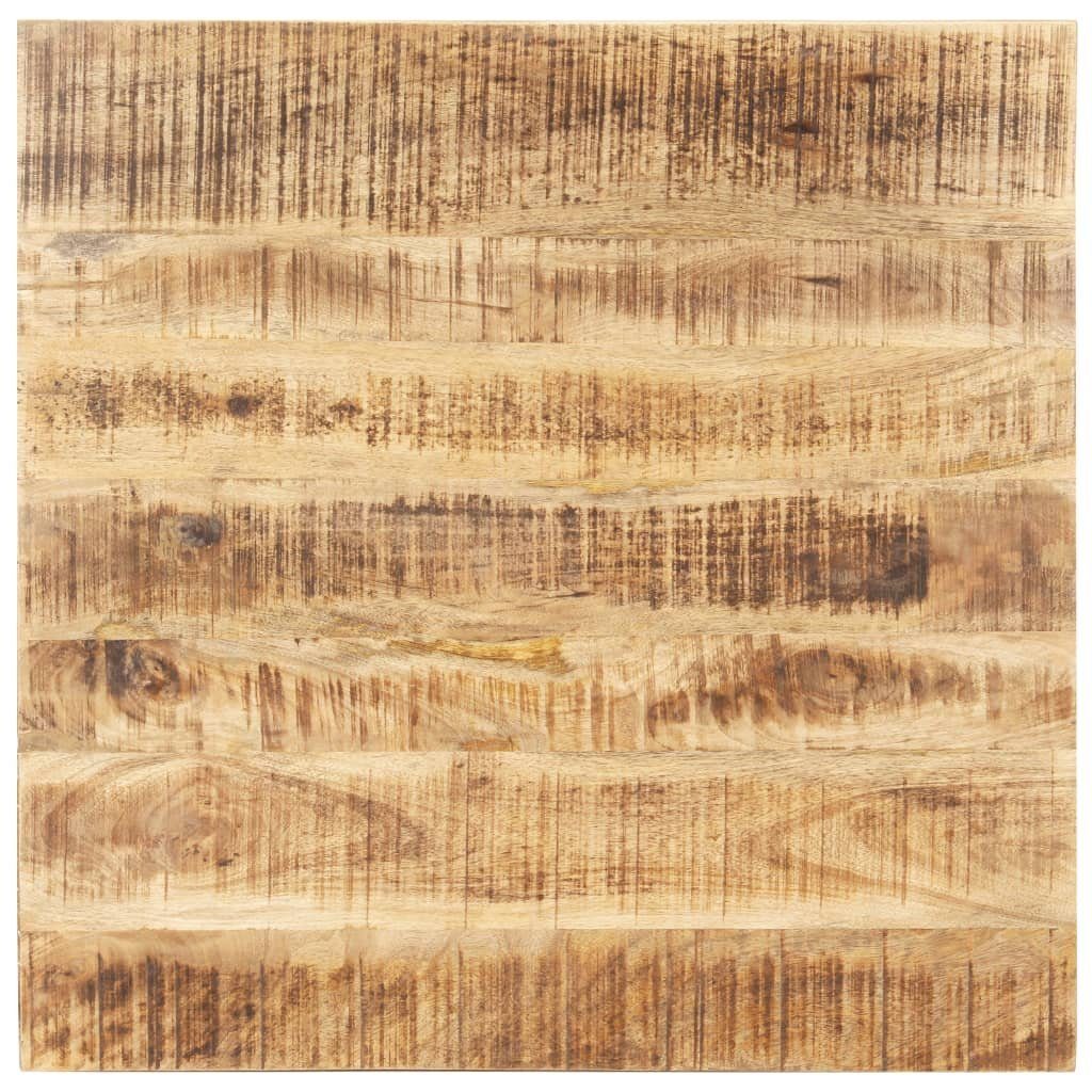 furnicato Tischplatte Massivholz Mango 15-16 mm 80x80 cm (1 St) | Tischplatten