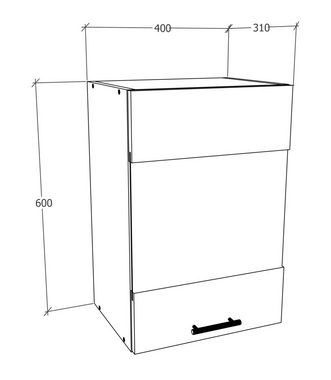 VCM Hängeschrank Küchenschrank B. 40 cm Hängeschrank Küche Esilo (1-St)