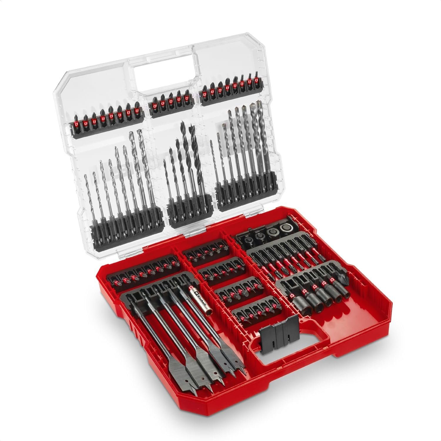 Einhell Bit-Set, 95-St., XL-CASE 95-tlg. schlagfestes Bit- und Bohrer-Set günstig online kaufen