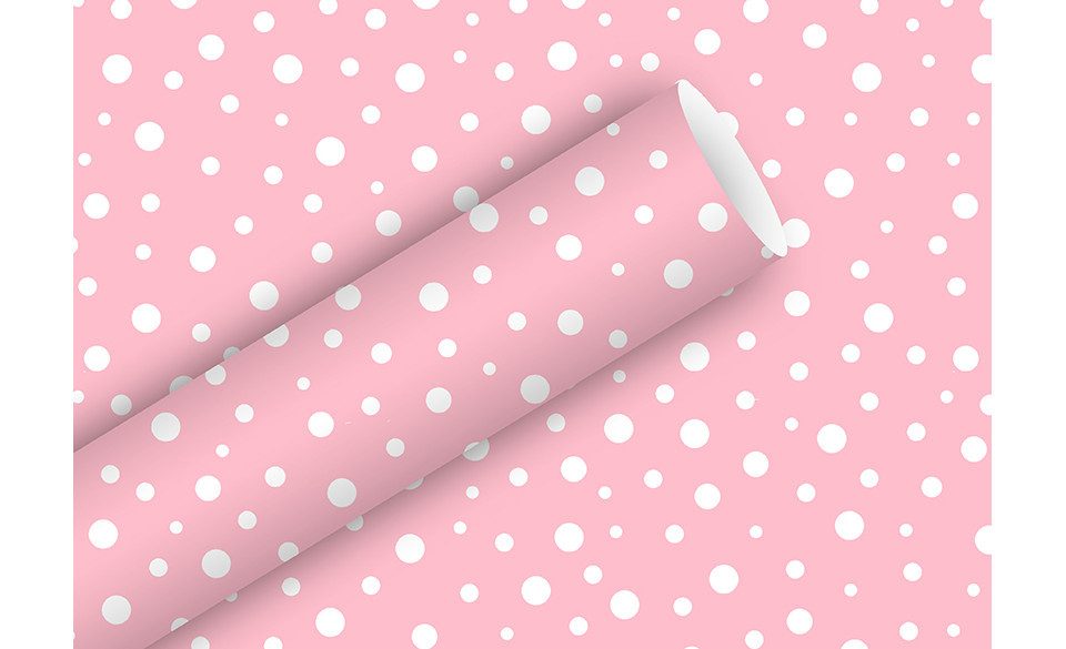 Braun+Company Atelier Geschenkpapier Braun & Company Geschenkpapier rosa 2 m x 70 cm