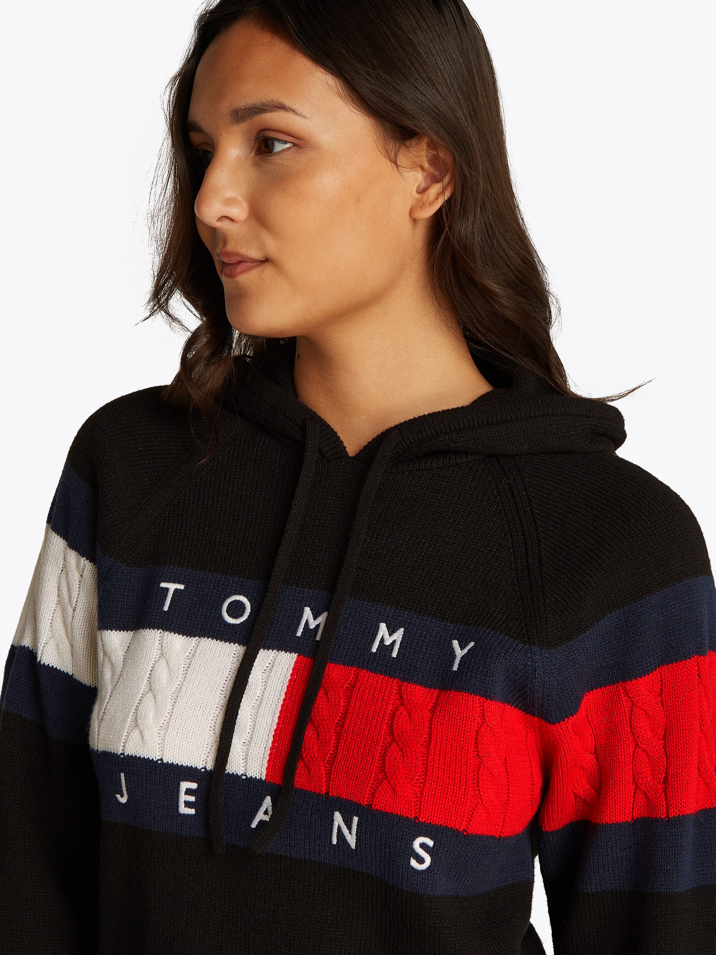 Tommy Jeans Kapuzenpullover TJW CENTER FLAG günstig online kaufen