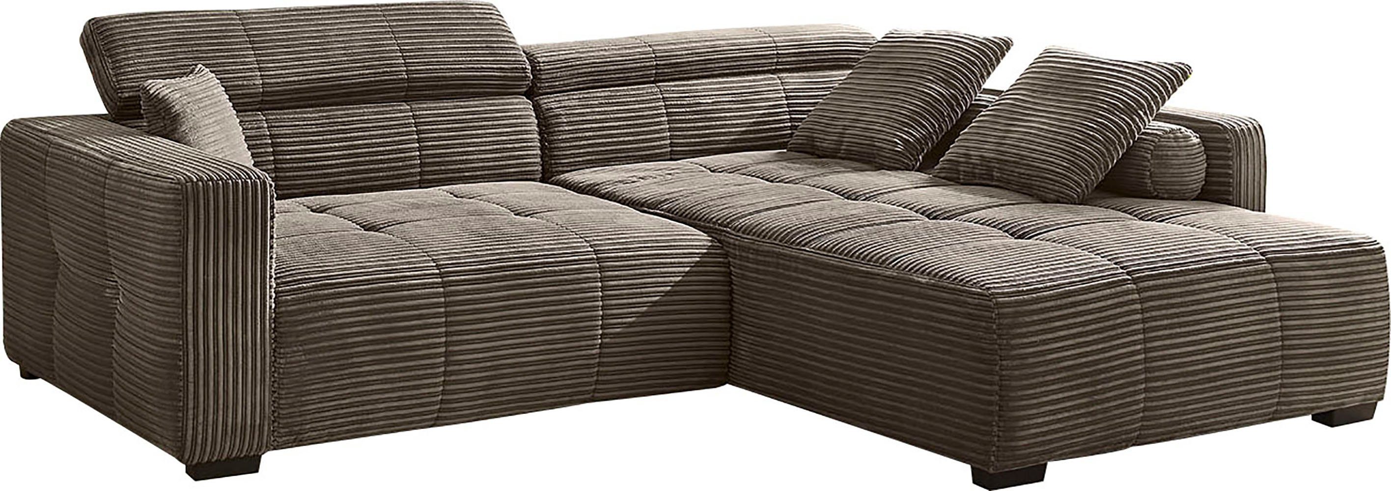 Jockenhöfer Gruppe Ecksofa Severino L-Form im Big-Sofa-Style, mit Kopfteilv günstig online kaufen
