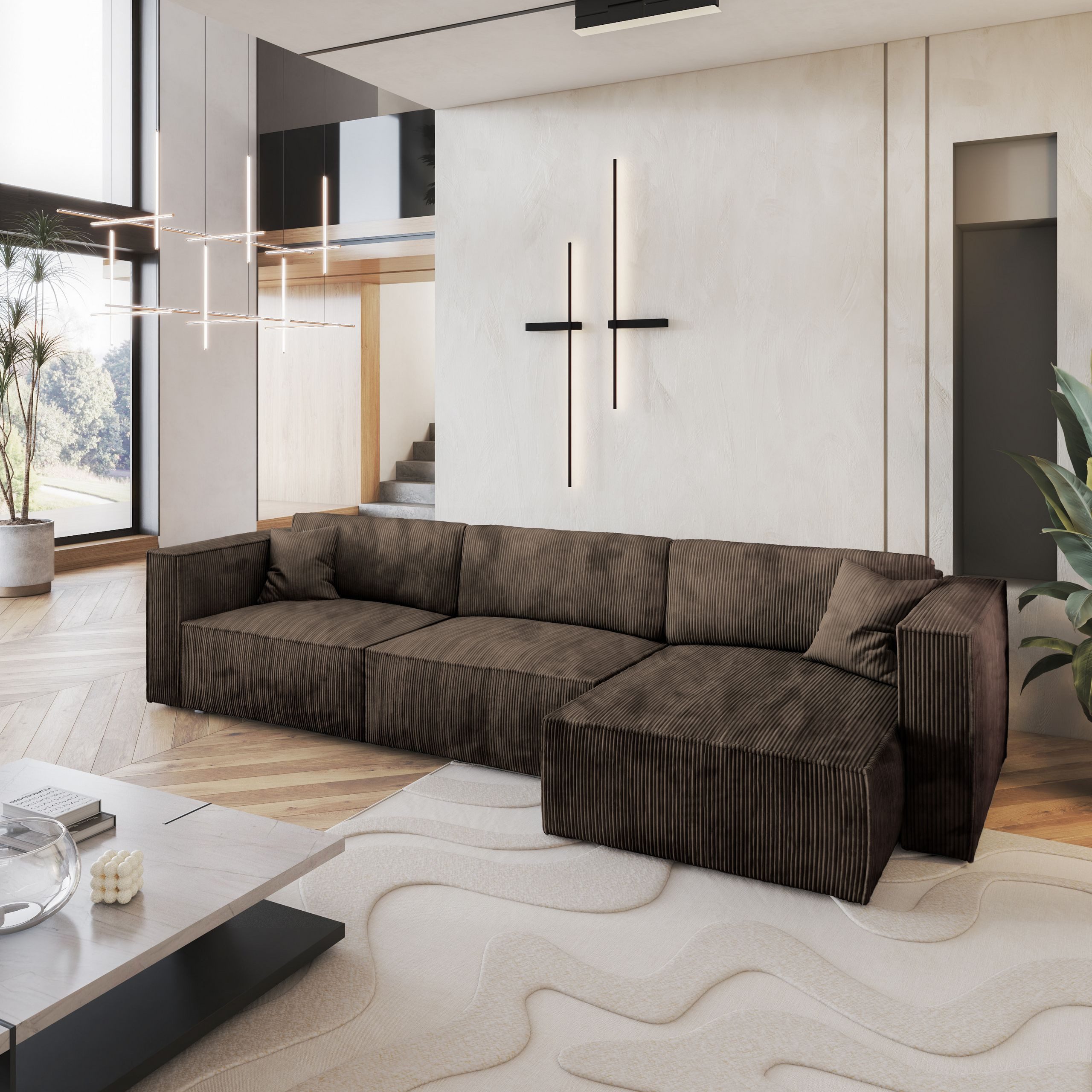 Masseno Ecksofa TOLMO mit Schlaffunktion L-Form, günstig online kaufen