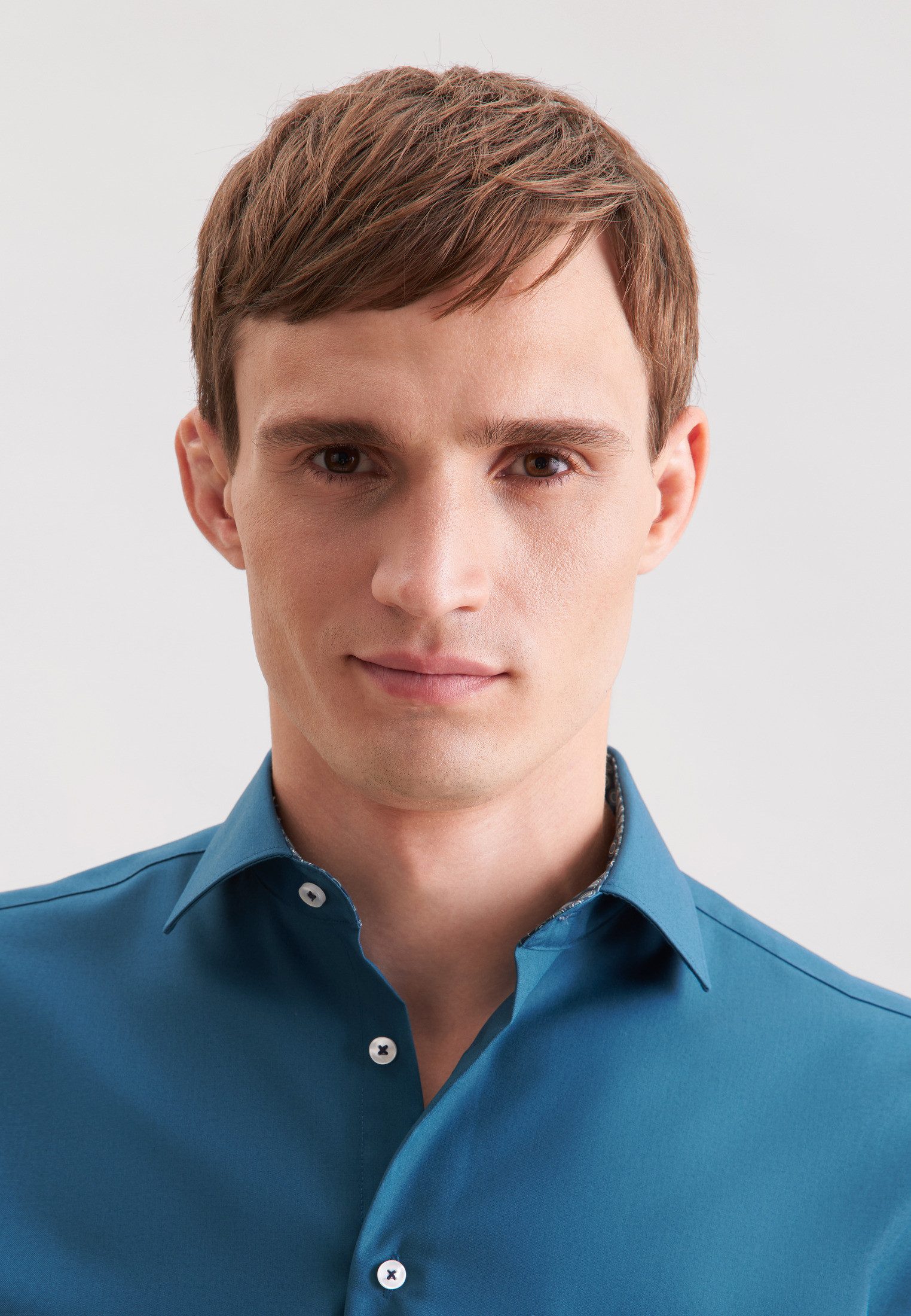 seidensticker Businesshemd Schwarze Rose Regular 1/1 Kentkragen Uni