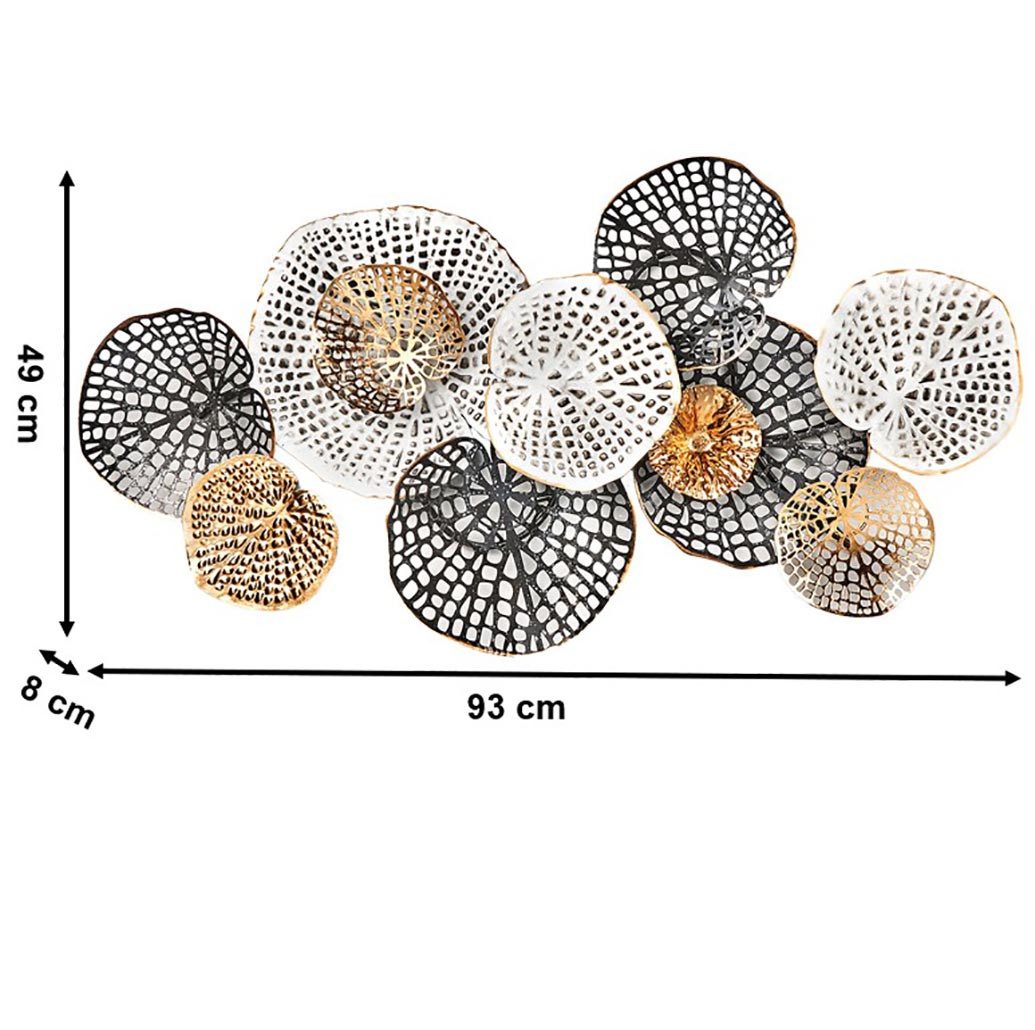 Kobolo Wandbild Metallbild Wanddeko Kreise - günstig online kaufen