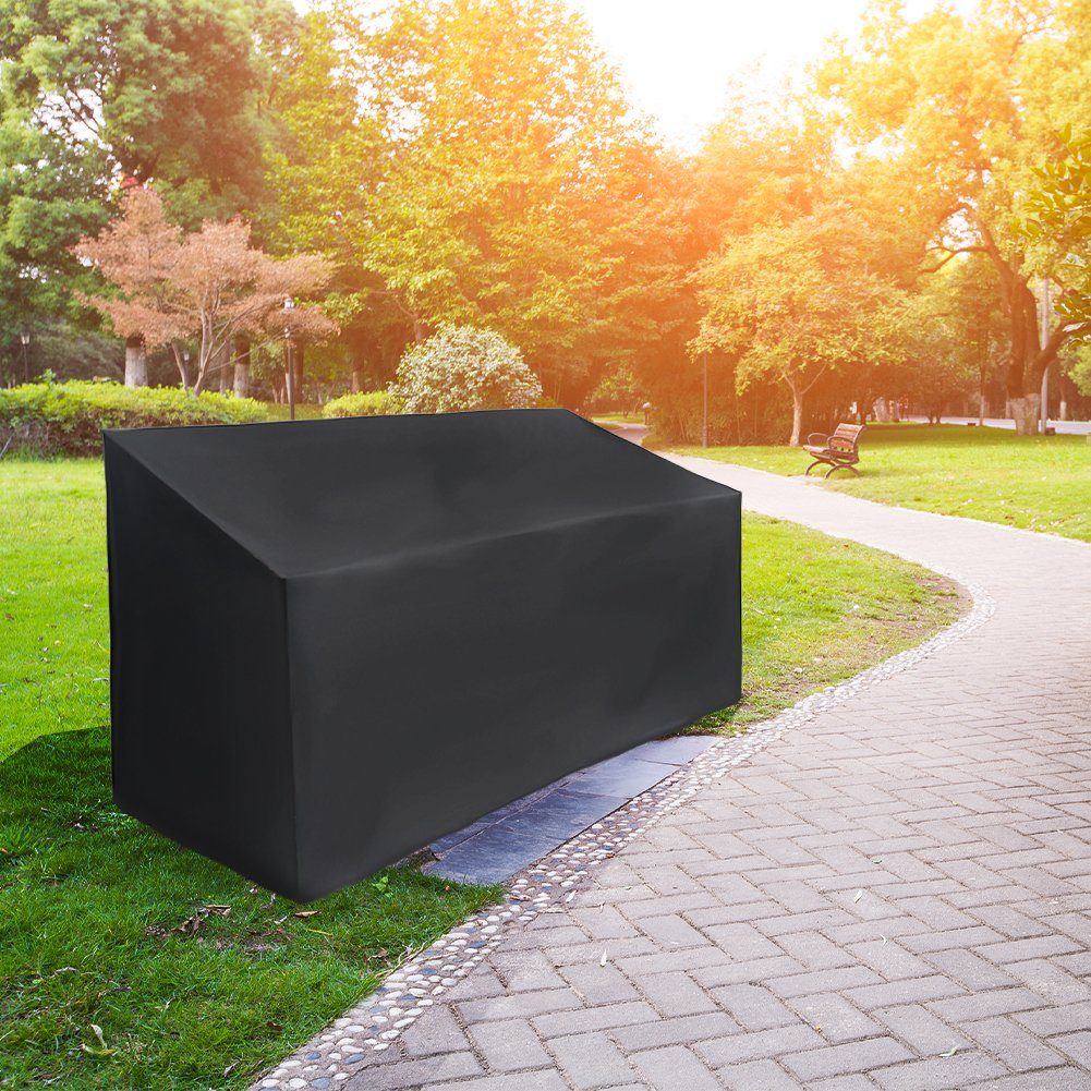 OSTWOLKE Gartenmöbel-Schutzhülle 2/3/4-Sitzer Gartenbank-Abdeckung wasserdicht Winddicht Staubschutz, sonnenlicht- und lichtbeständig für Terrassenbänke im Frei – Bild 5 von 5