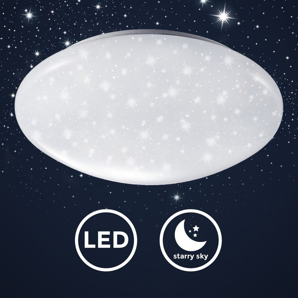 B.K.Licht Deckenleuchte Deckenlampe 12W 4000K 1200lm IP20 - BKL1060, LED fe günstig online kaufen