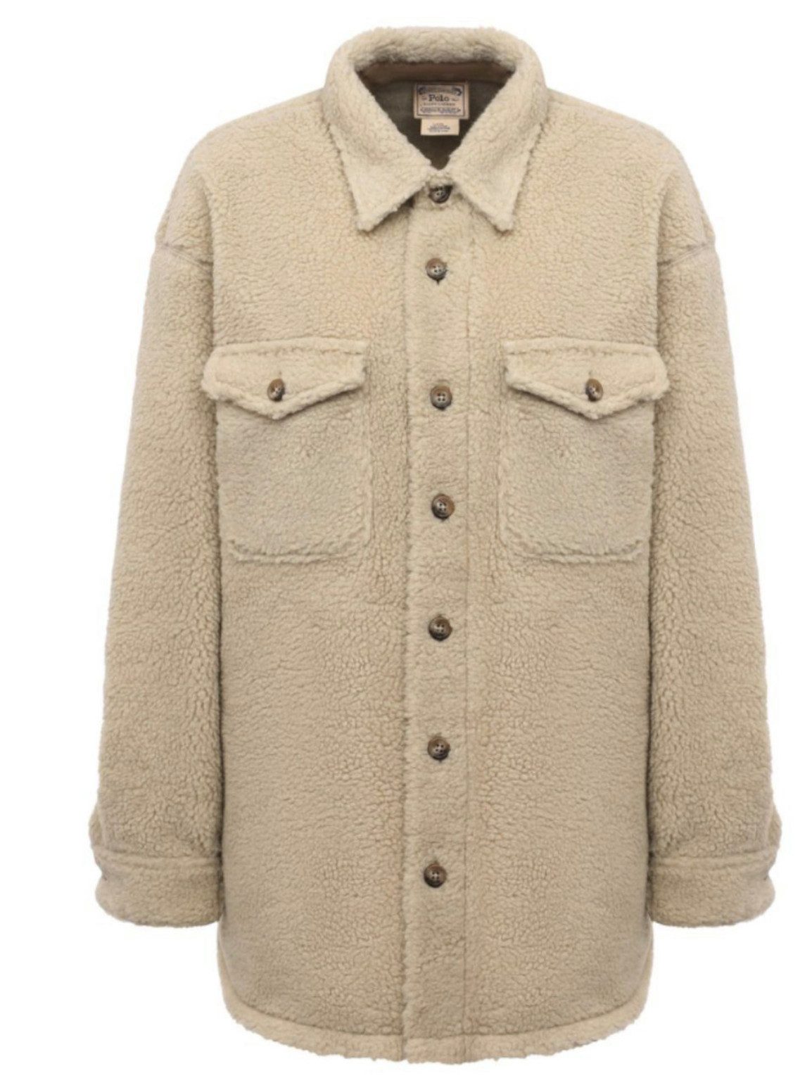 Polo Ralph Lauren Kurzjacke Damen Teddy Faux Jacke Unisex Teddy-Fell, Knopf günstig online kaufen