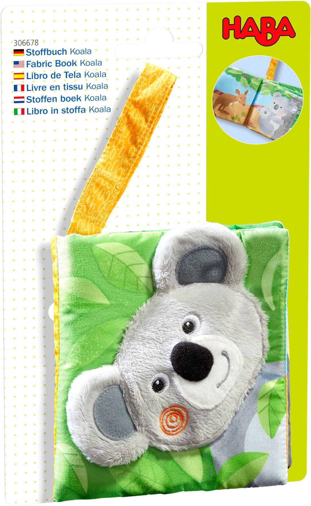 Haba Stoffbuch Babywelt Babyspielbuch Stoffbuch Koala 1306678001