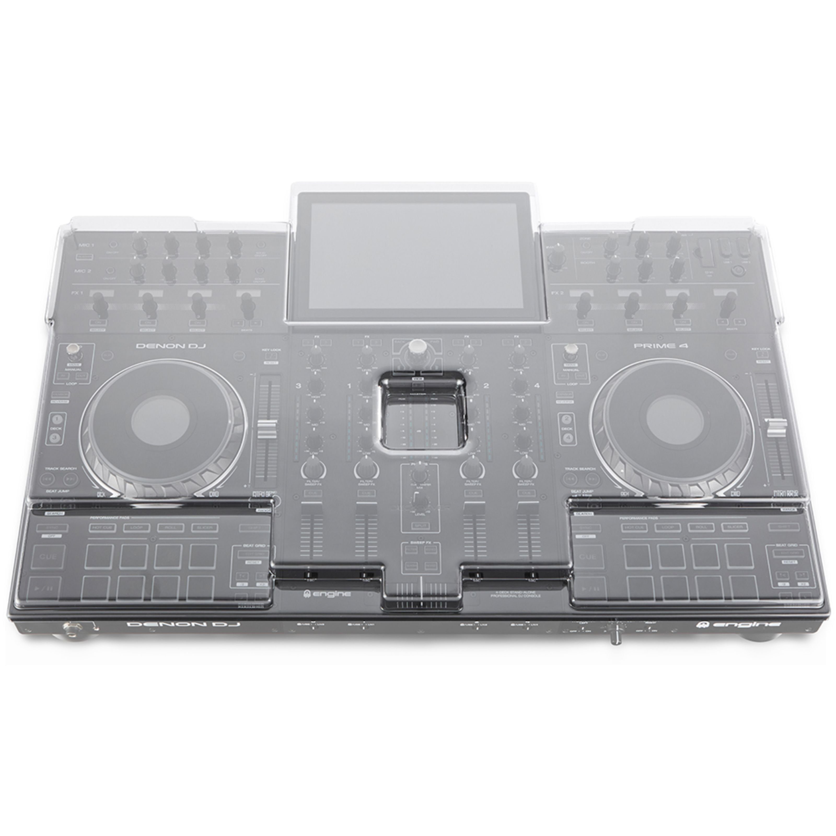 Decksaver Abdeckhaube, Denon Prime4 Cover - Cover für DJ Equipment