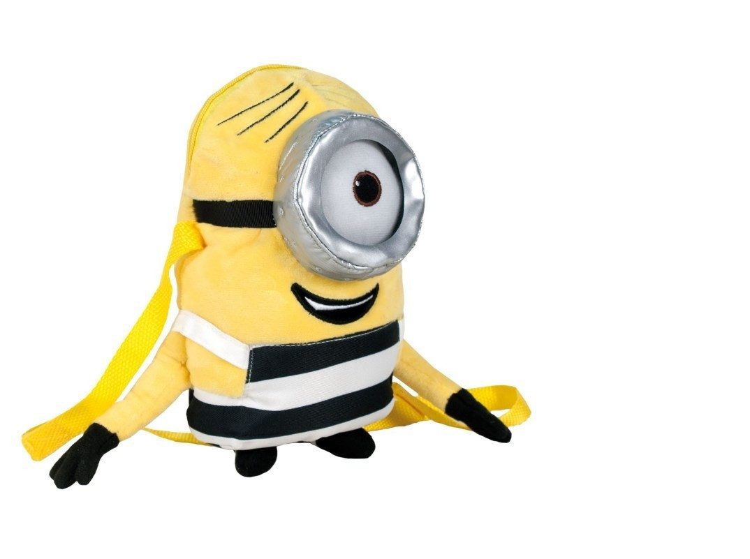 SAMBRO Kinderrucksack Sambro Minions "Sträfling" - Plüsch 3D Rucksack (1-tlg)