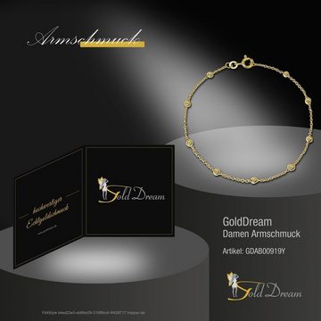 GoldDream Goldarmband GoldDream Damen Armband 19cm Gelbgold 8 (Armband), Damen Armband 19cm, 333 Gelbgold - 8 Karat, Farbe: goldfarben