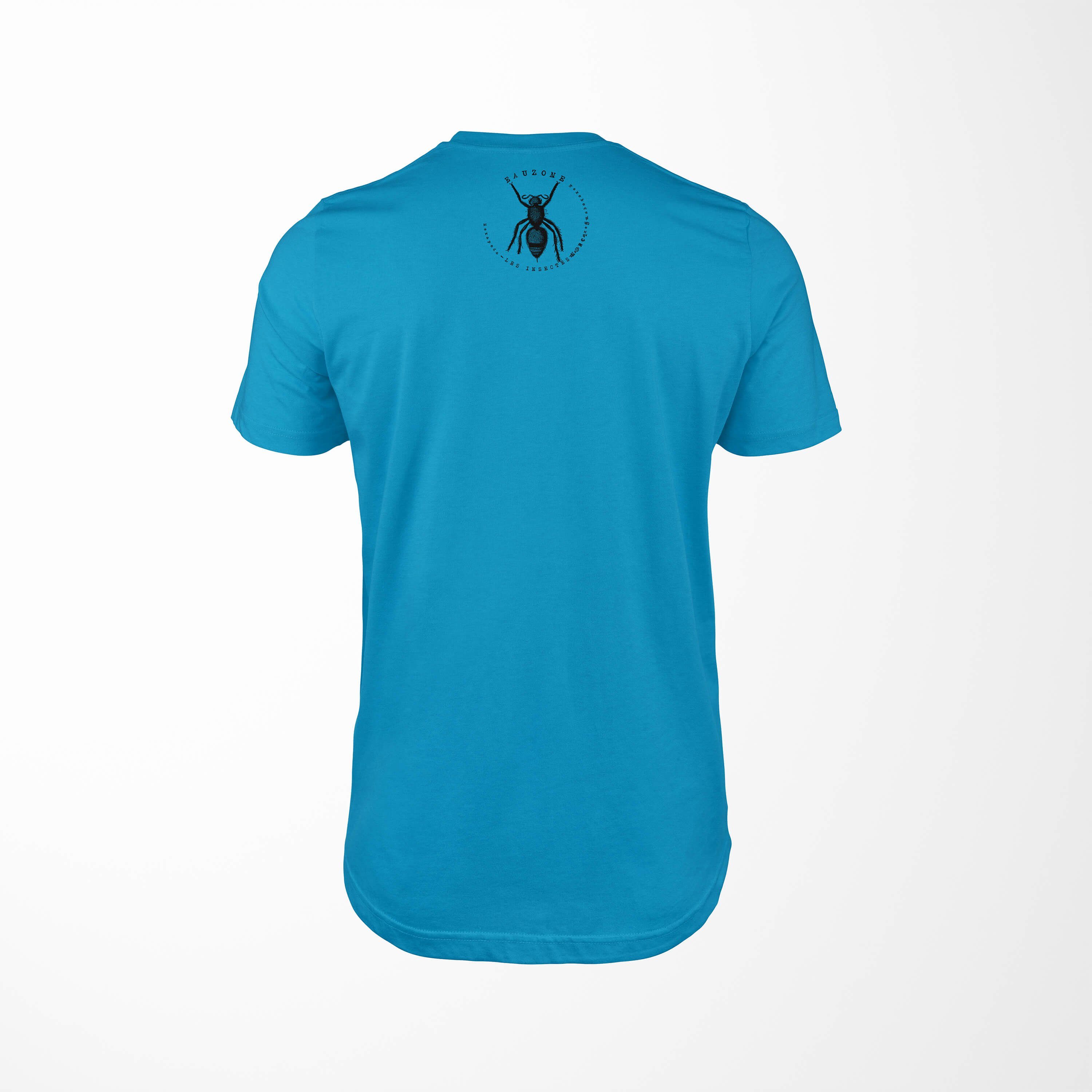 Sinus Art T-Shirt Hexapoda Herren Velvet Atoll Ant T-Shirt