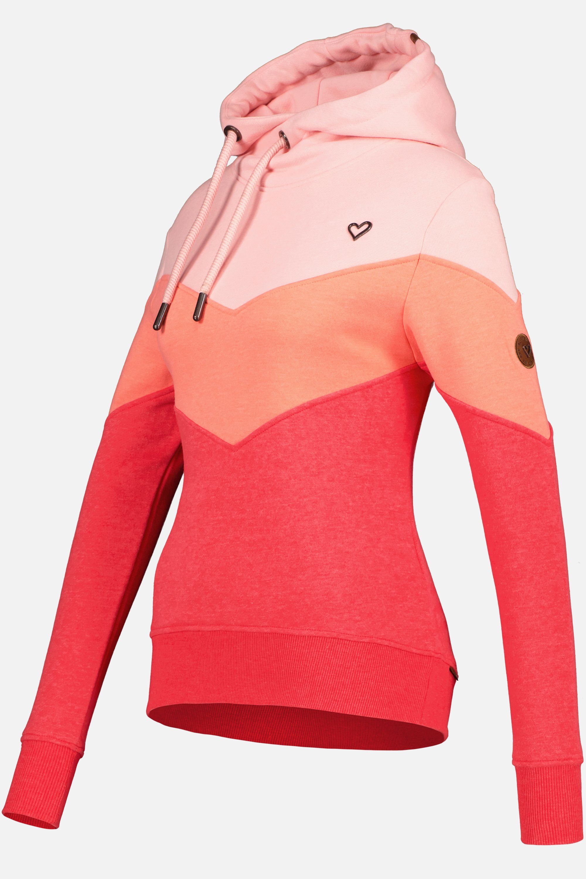 Alife coral Pullover Hoodie Kapuzensweatshirt Damen & melange Kapuzensweatshirt, Kickin Sweatshirt A StellaAK