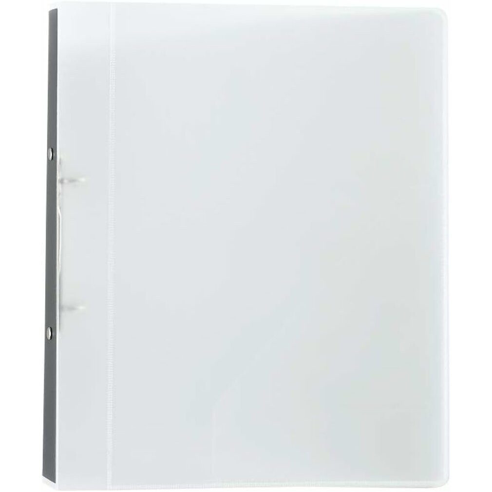 EICHNER Präsentationsordner Präsentationsringbuch 2-Ringe grau-transparent 2,5 cm DIN A4