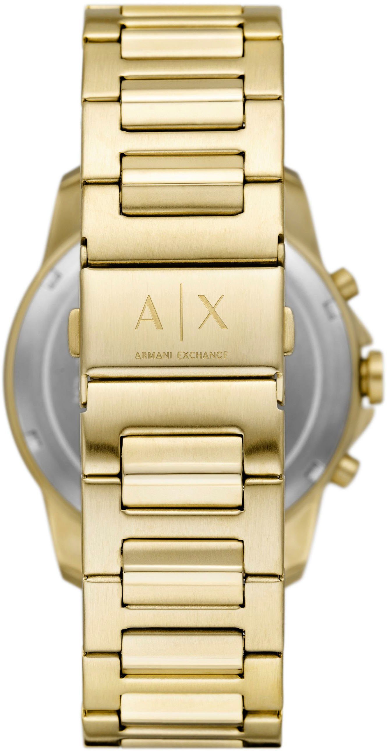 ARMANI EXCHANGE Chronograph AX7151SET, (Set, 2-tlg., mit Armband), Quarzuhr, Armbanduhr, Herrenuhr, Stoppfunktion, Geschenkidee