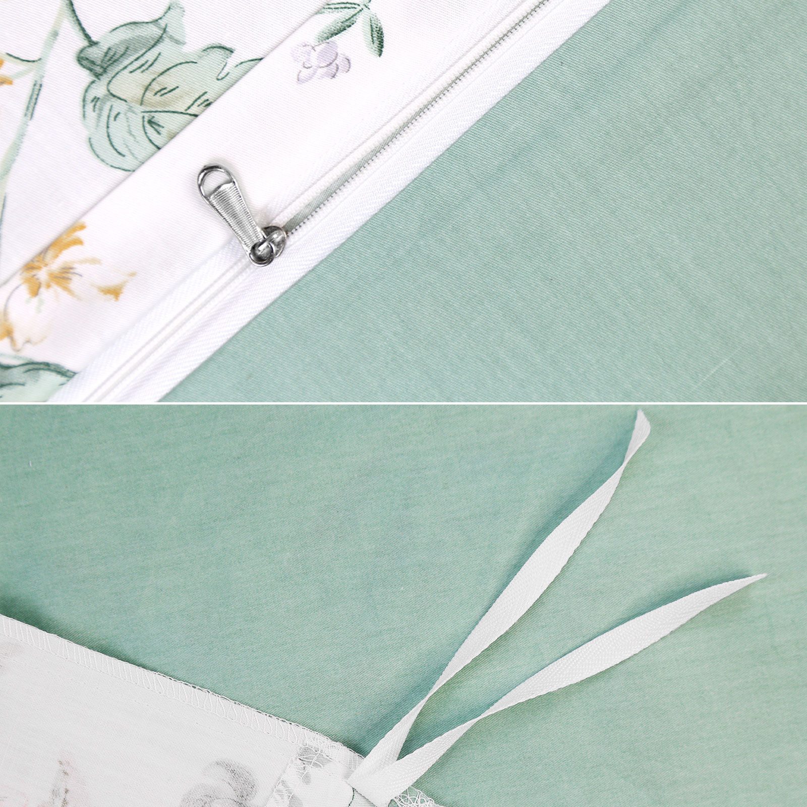 KEAYOO Bettwäsche HXM, 2 teilig, Rosa Blumenmuster Bettwäsche Baumwolle mit günstig online kaufen