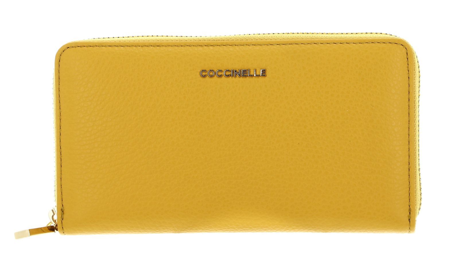 COCCINELLE Geldbörse Wallet Grained Leather, aus echtem Leder