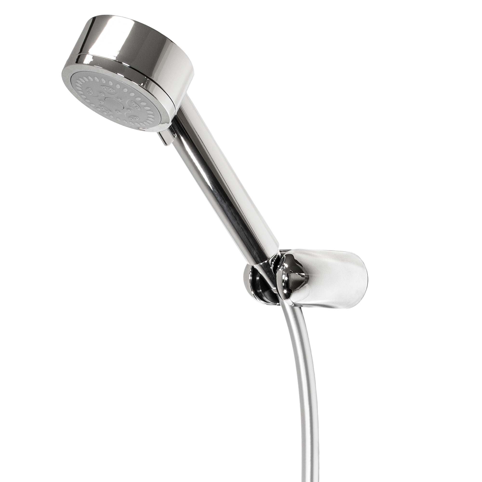 tecuro Brausegarnitur Wannenset ew-80 - mit 5 Funktionen Handbrause, Brauseschlauch