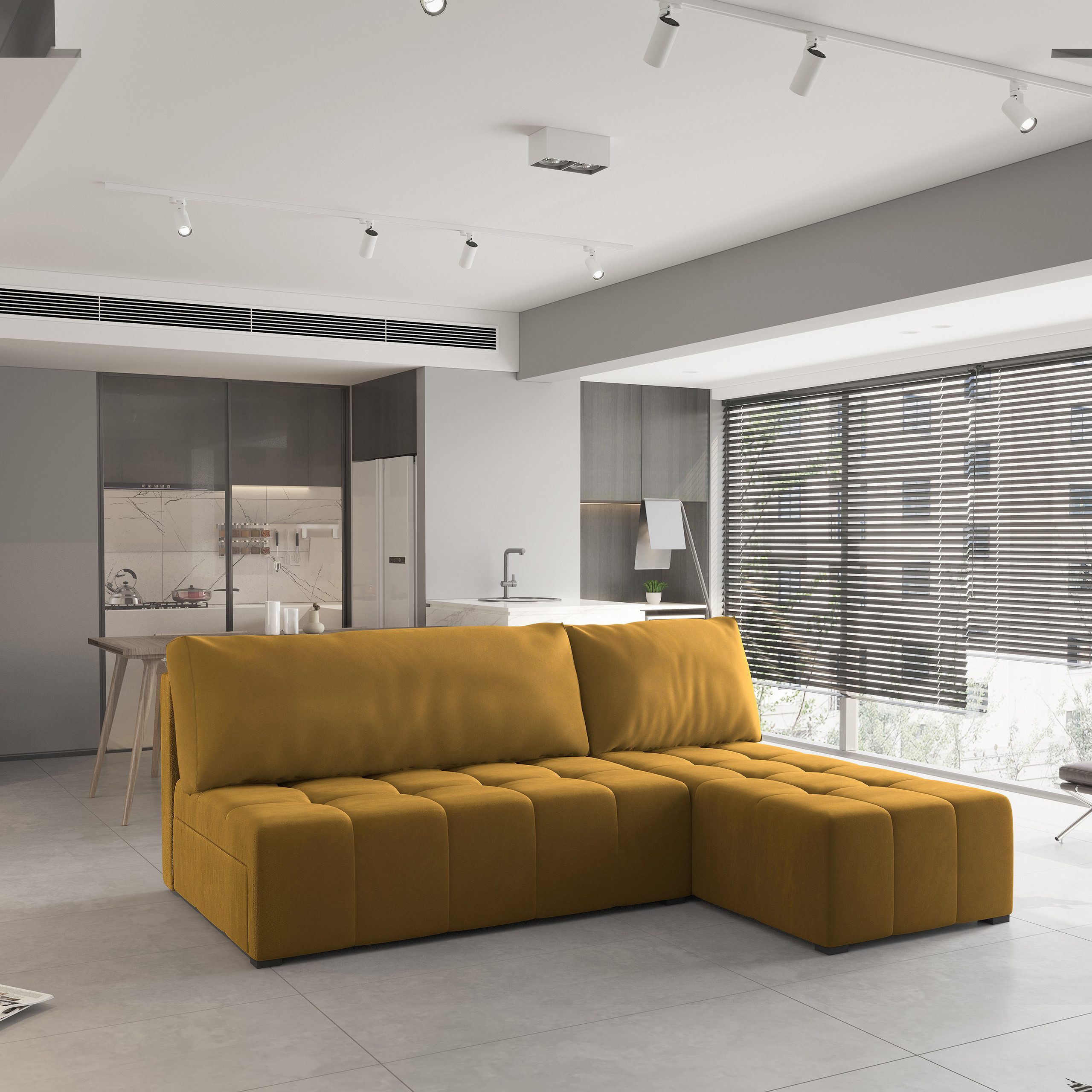 Masseno Ecksofa DOMIRA mit Schlaffunktion L-Form, günstig online kaufen